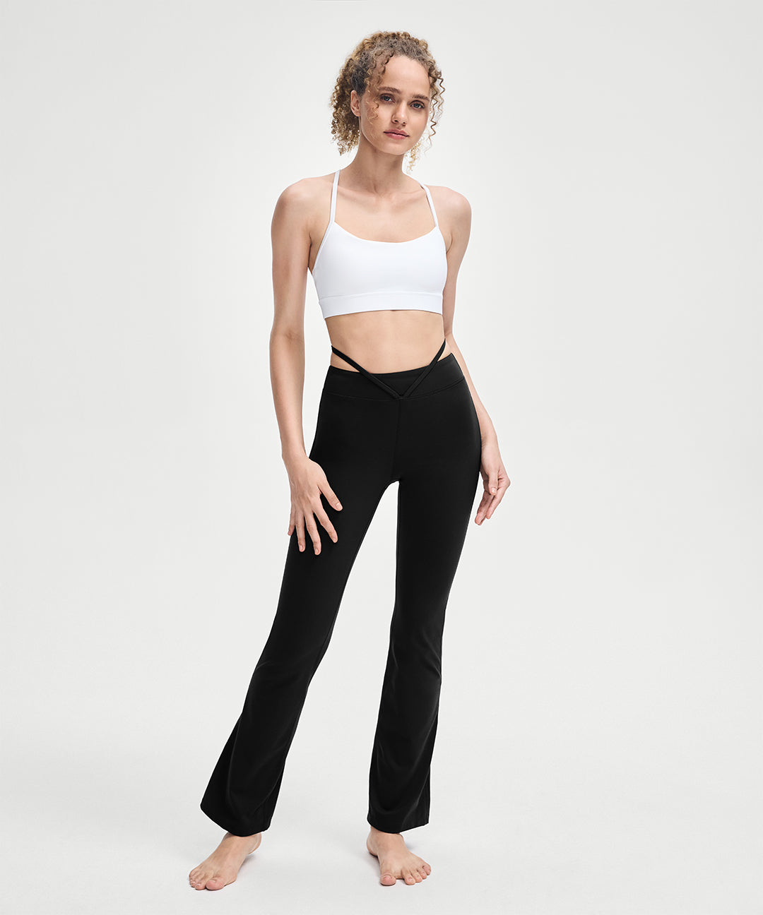 Spaghetti Waist Flare Legging 31.5&