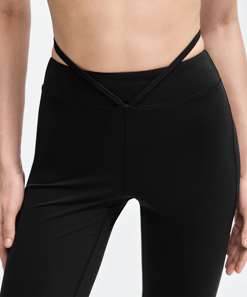 Spaghetti Waist Flare Legging 31.5''