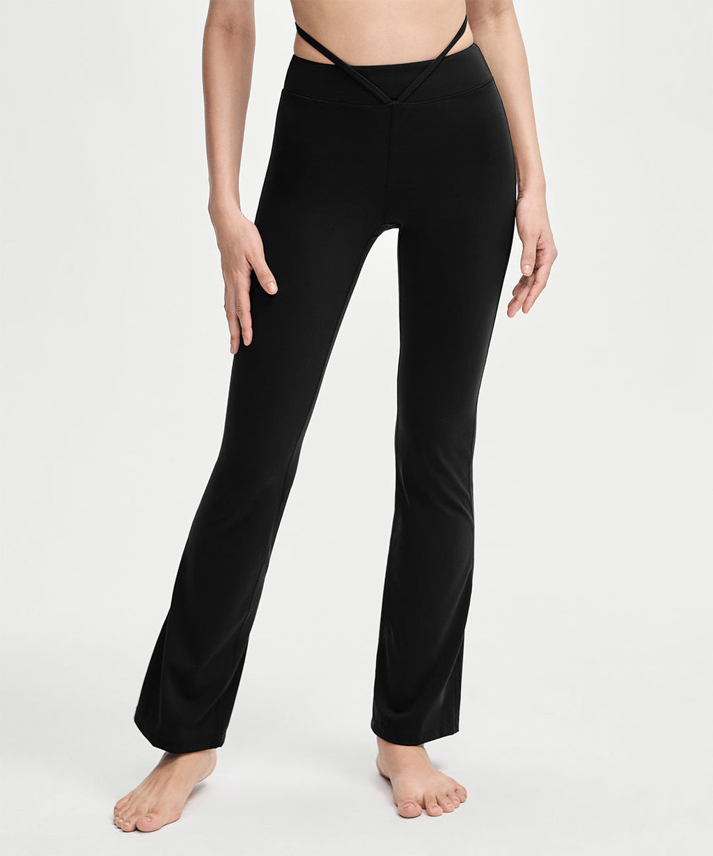 Spaghetti Waist Flare Legging 31.5''