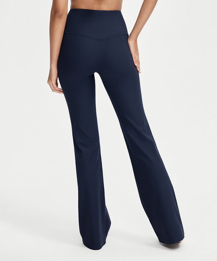Ribbed High Waist Flare Legging 31.5&