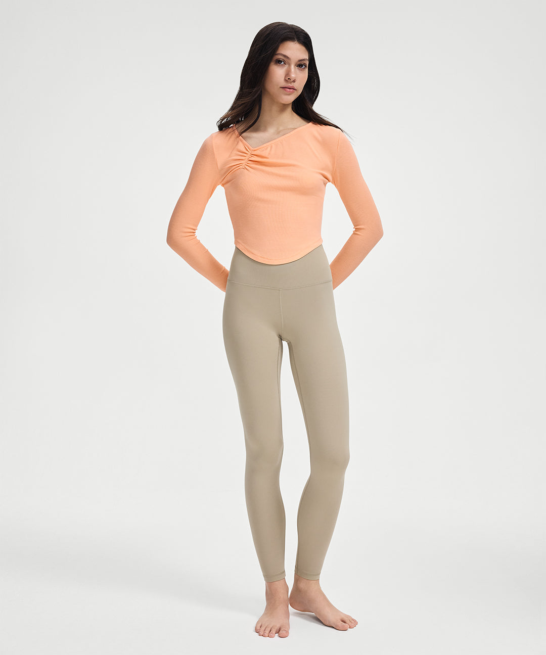 Pleated Long Sleeve