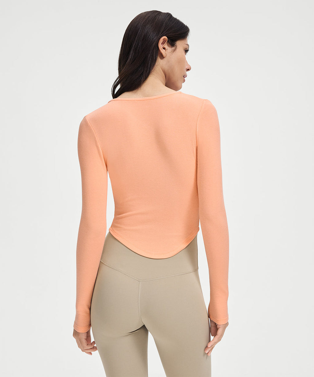 Pleated Long Sleeve