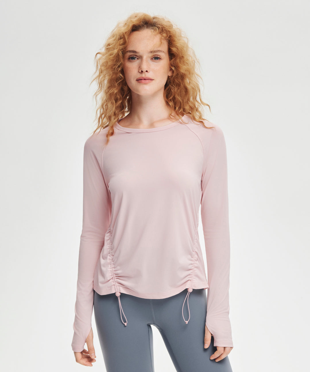 UV Protection Ruched Long Sleeve