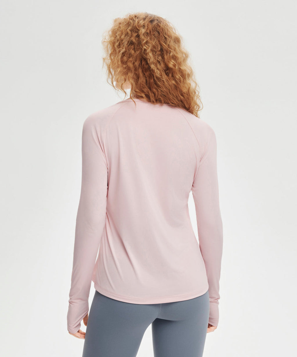 UV Protection Ruched Long Sleeve