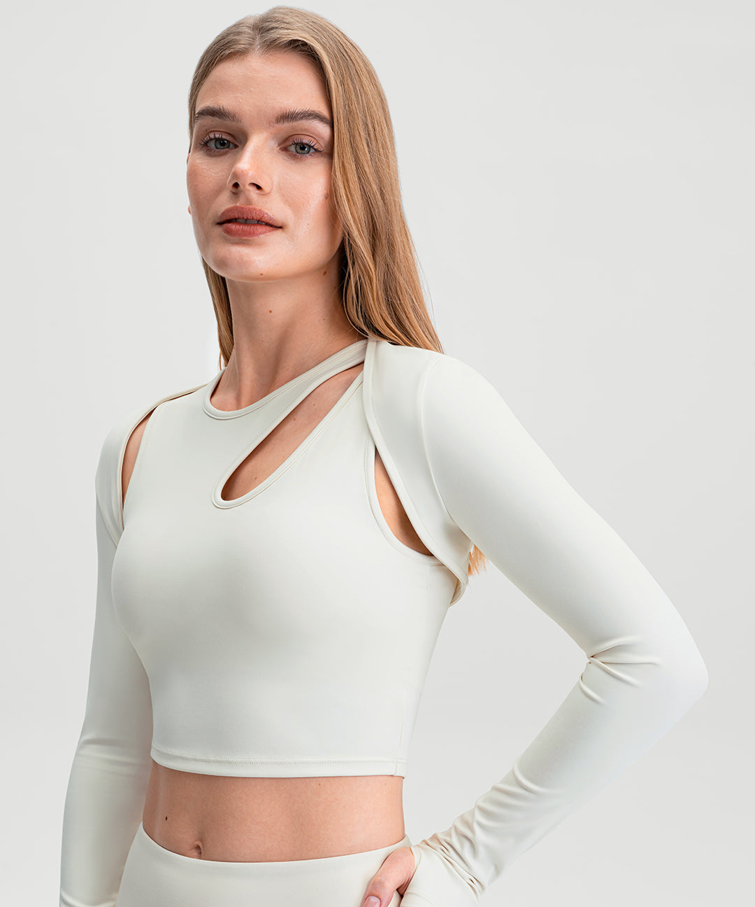 Crop Long Sleeve Bolero