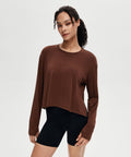 Lyocell Split Hem Long Sleeve