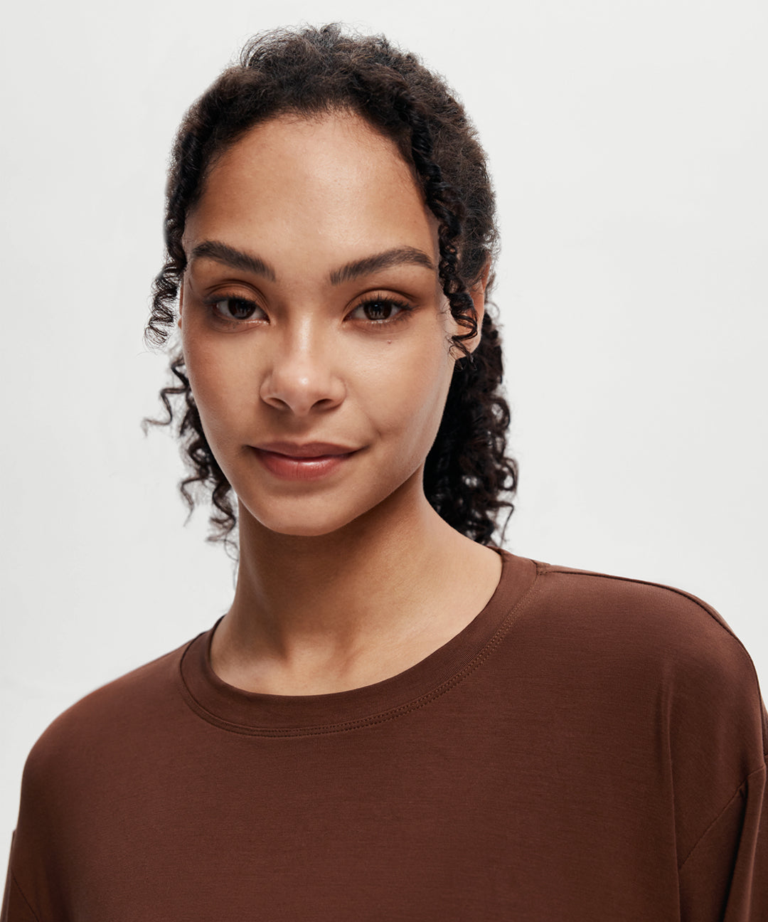 Lyocell Split Hem Long Sleeve