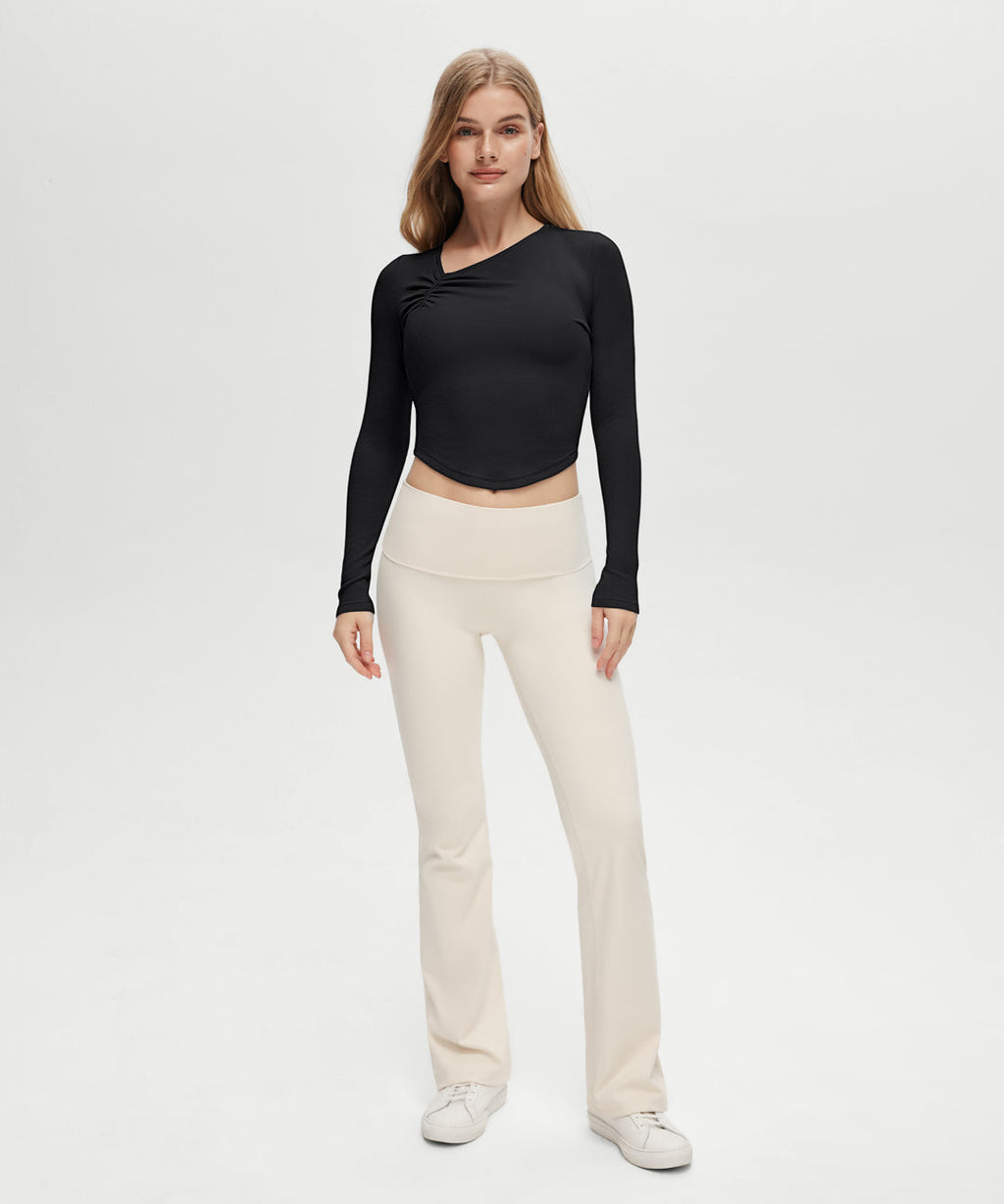 Pleated Long Sleeve