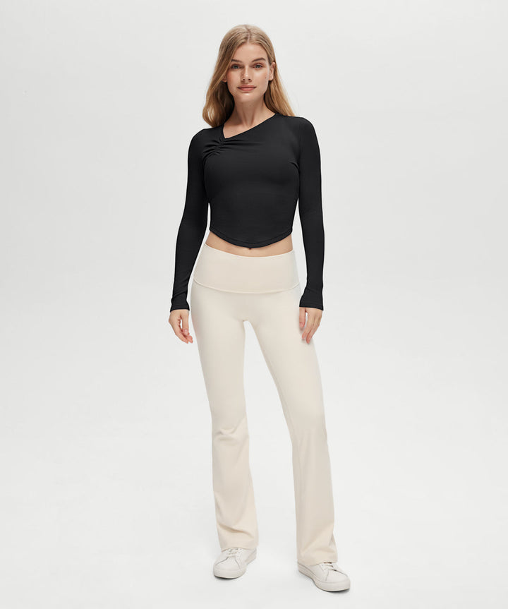 Pleated Long Sleeve