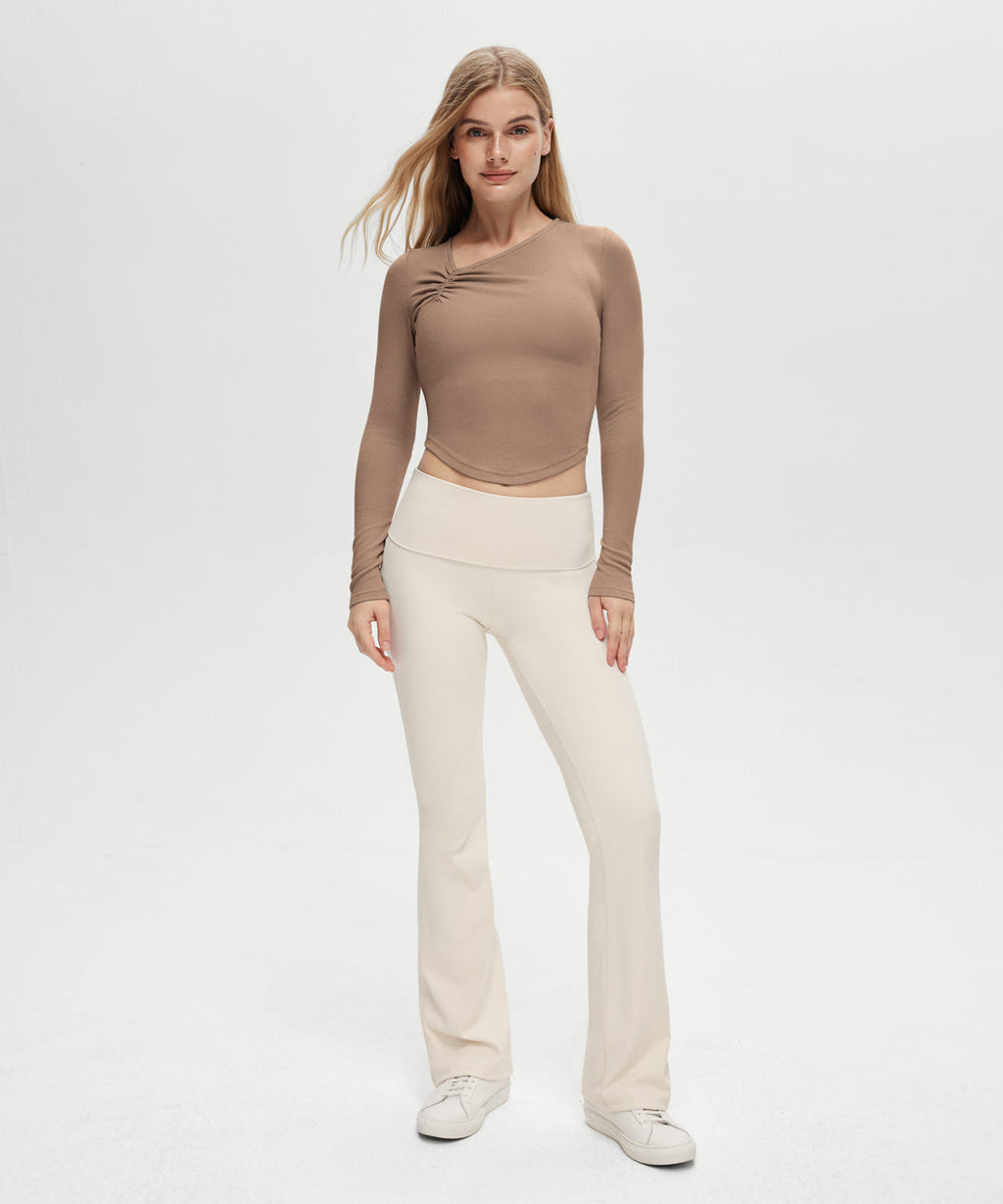 Pleated Long Sleeve