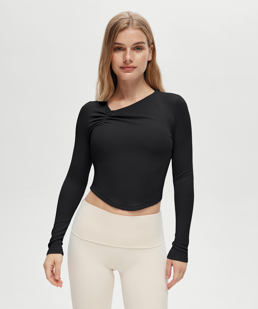 Pleated Long Sleeve
