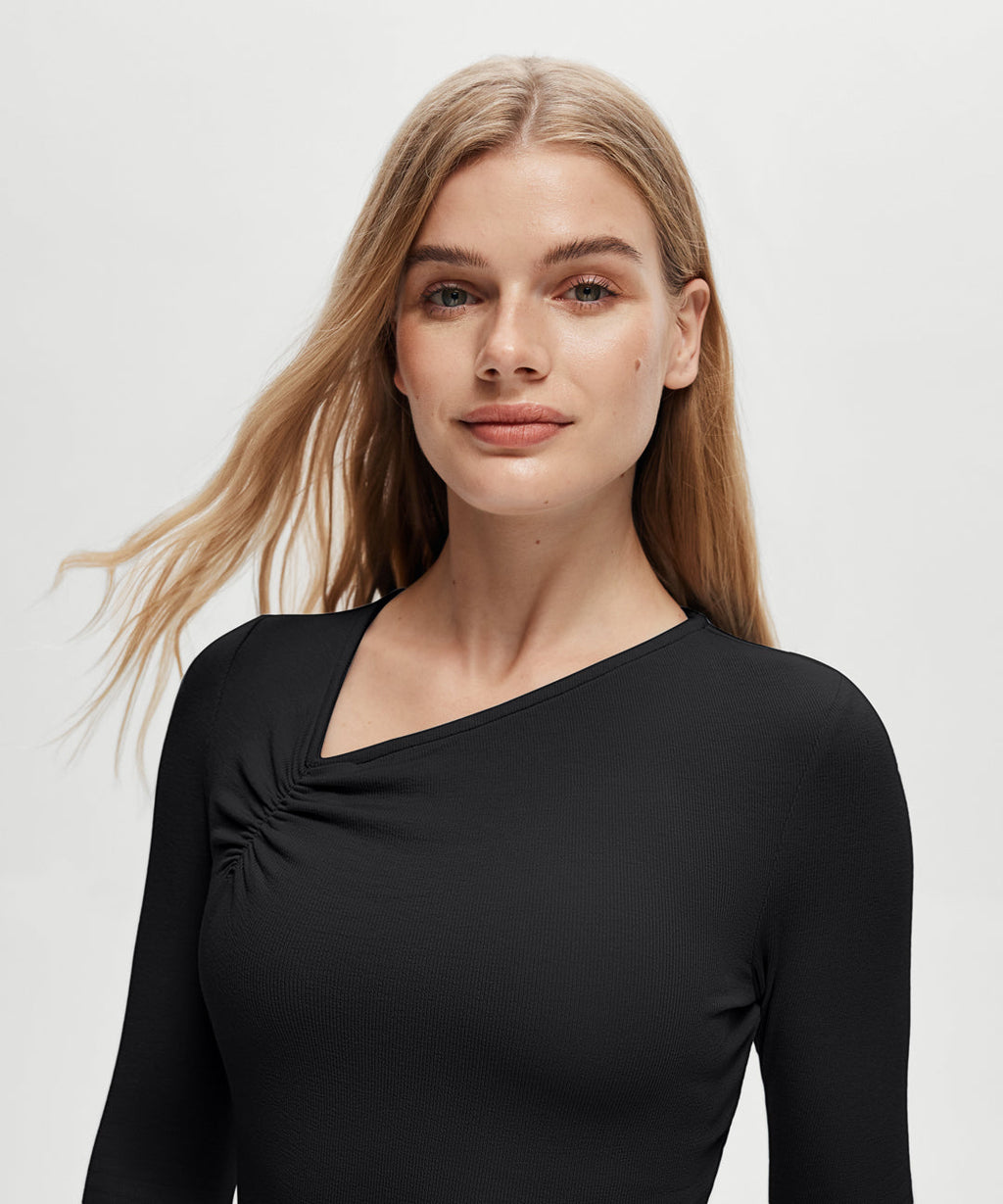 Pleated Long Sleeve