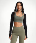 Crop Long Sleeve Bolero