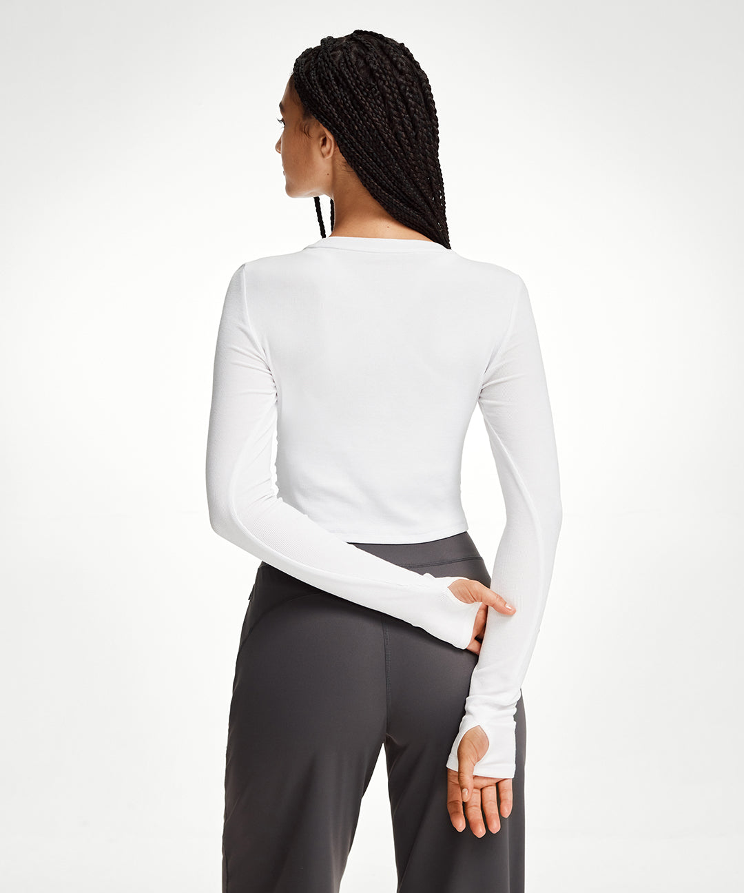 Cross-Hem Long Sleeve