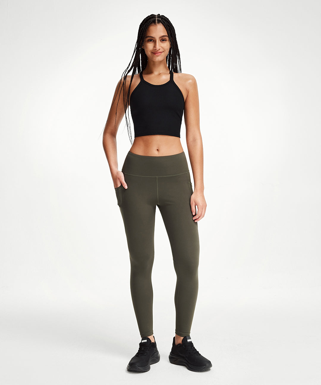 High Waist Pocket Legging 25''
