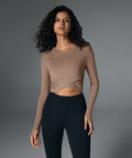 Cross-Hem Long Sleeve