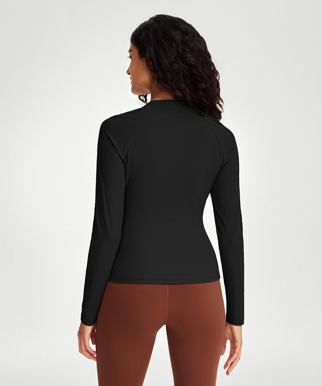 Ruched Sweetheart Neck Long Sleeve