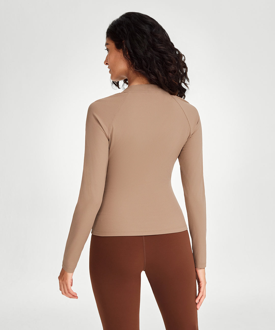 Ruched Sweetheart Neck Long Sleeve