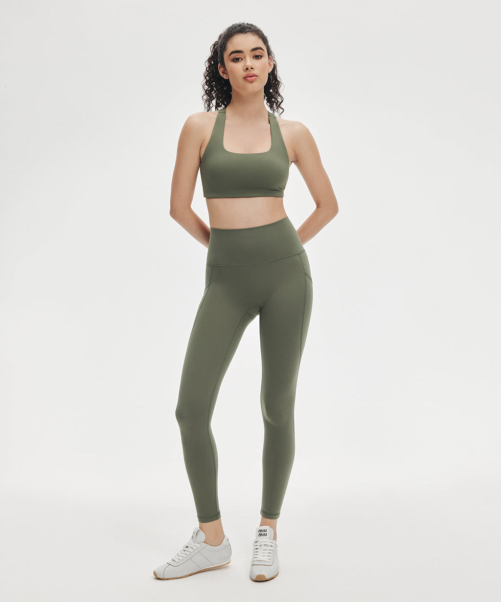 Longjaw™ No Front Seam Legging with Pockets 25''