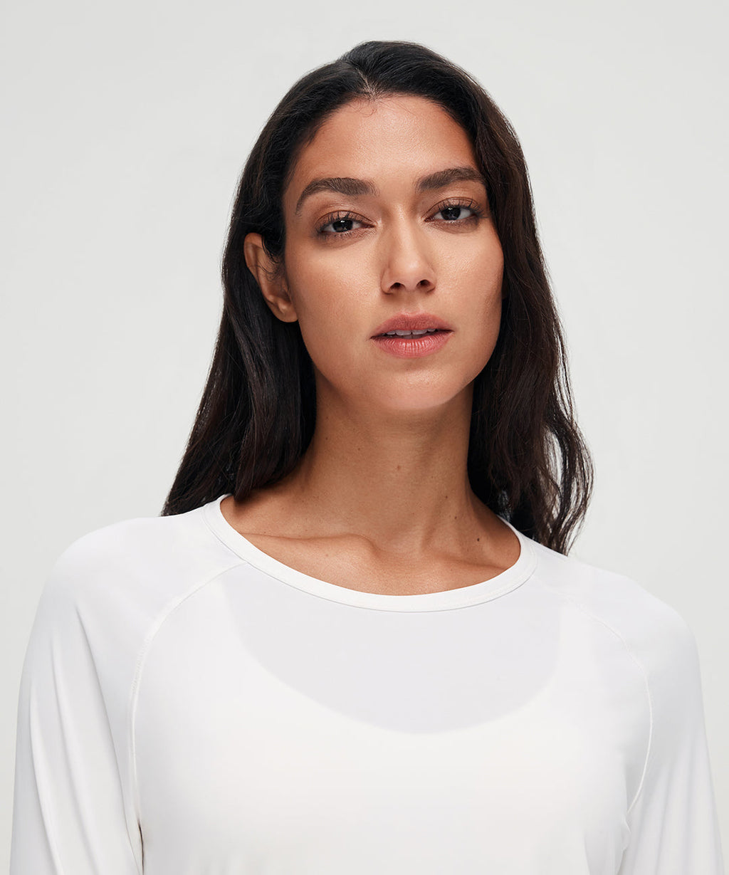 UV Protection Ruched Long Sleeve