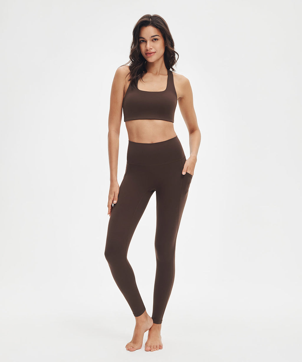 Longjaw™ No Front Seam Legging with Pockets 25''