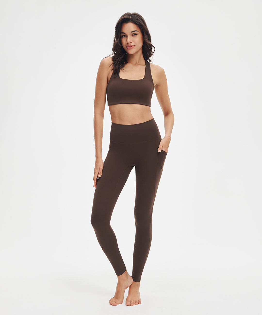 Longjaw™ No Front Seam Legging with Pockets 25''