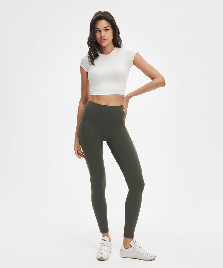 Longjaw™ No Front Seam Legging with Pockets 25&