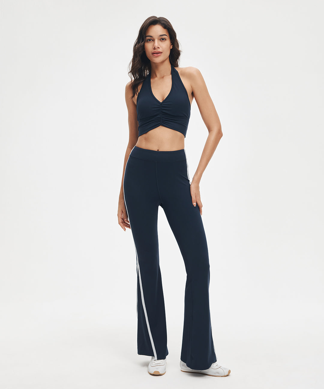 Longjaw™ Contrast Lace Flared Legging 31.5''