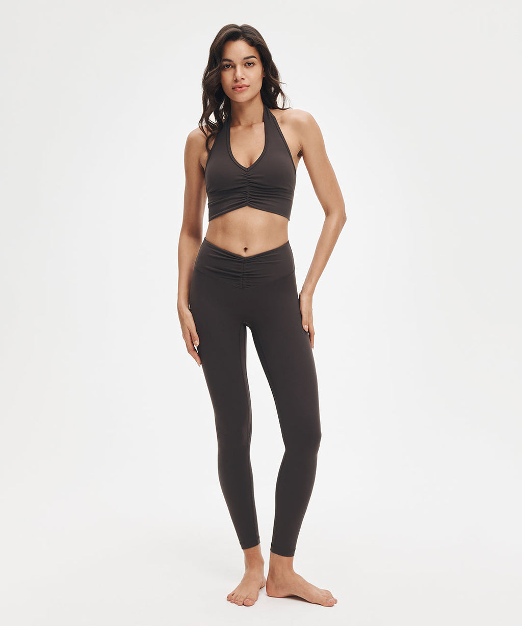 Longjaw™ V-Waist Ruched Legging 25''