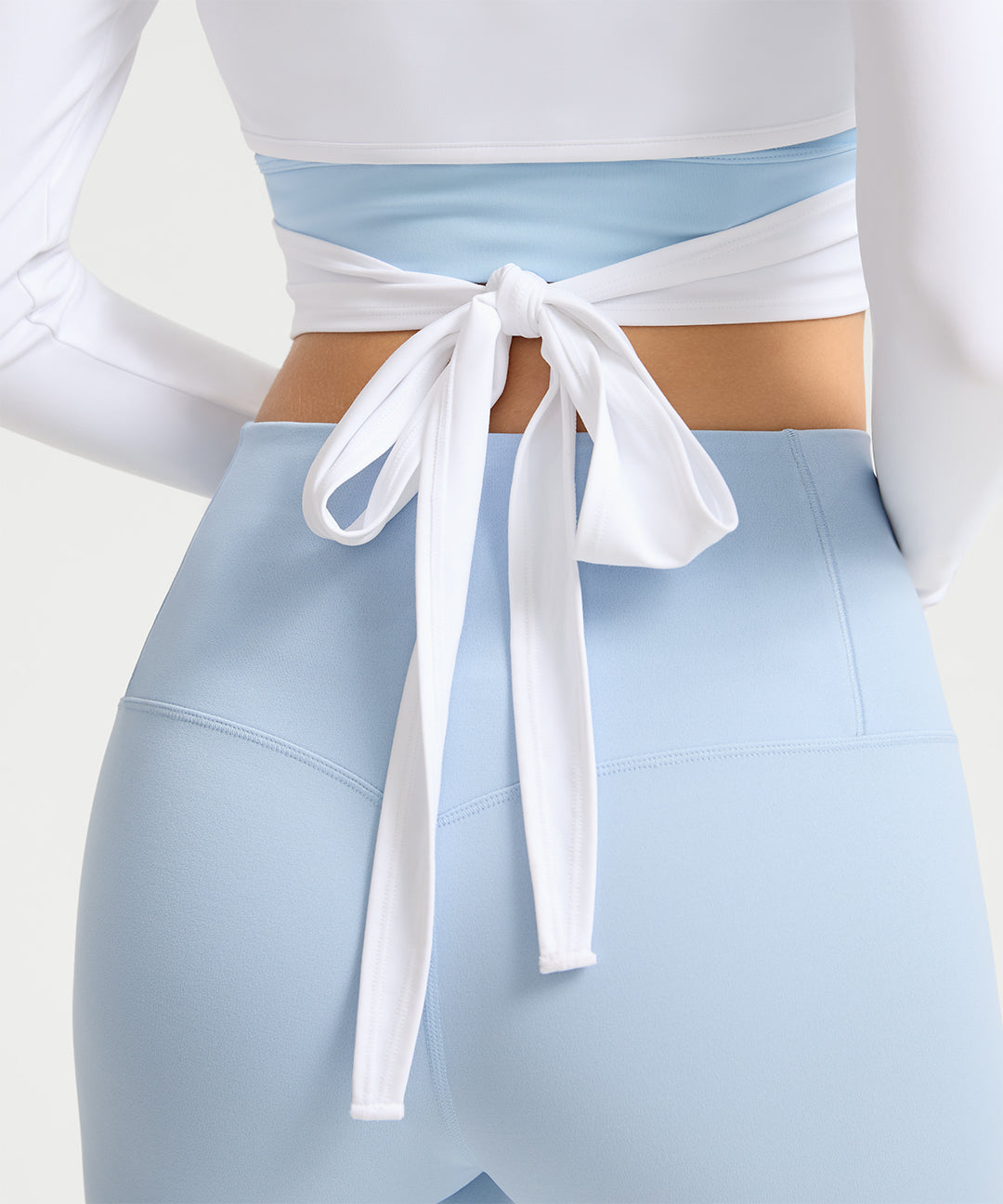 Cross-Tie Long Sleeve Top